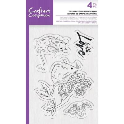 Crafter's Companion Clear Stamps - Field Mice
